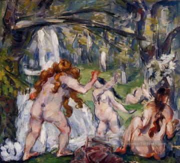  impressionniste art - Trois baigneurs Paul Cézanne Nu impressionniste